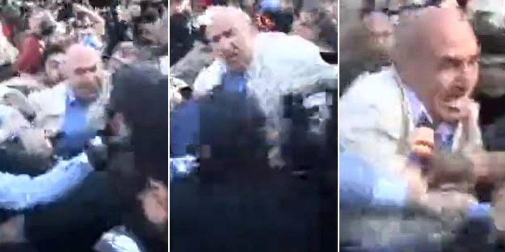 Polisine yumruk atan CHP Milletvekili Mahmut Tanal polis haklarını savundu