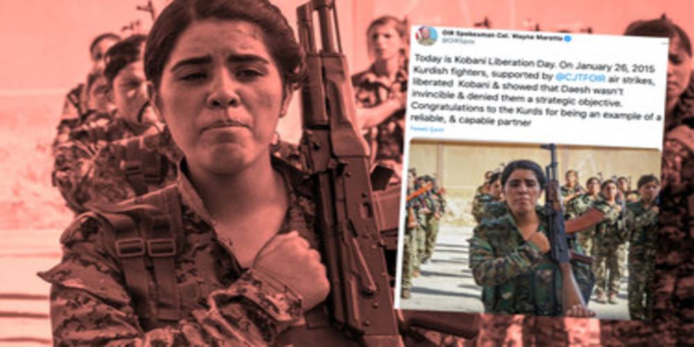 ABD'den terör örgütü PKK/YPG’ye Kobani kutlaması