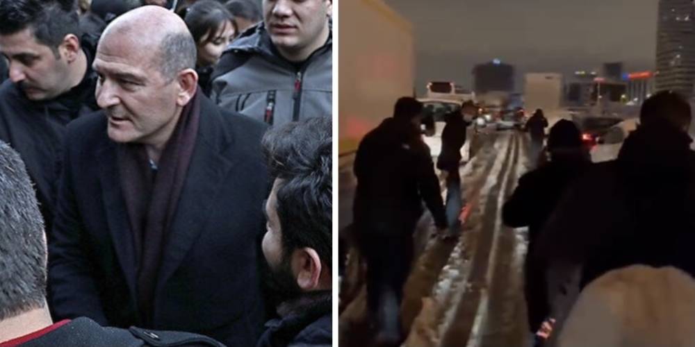 İçişleri Bakanı Süleyman Soylu'nun İstanbul mesaisi: Sabaha kadar ana yolları açmak için uğraştı