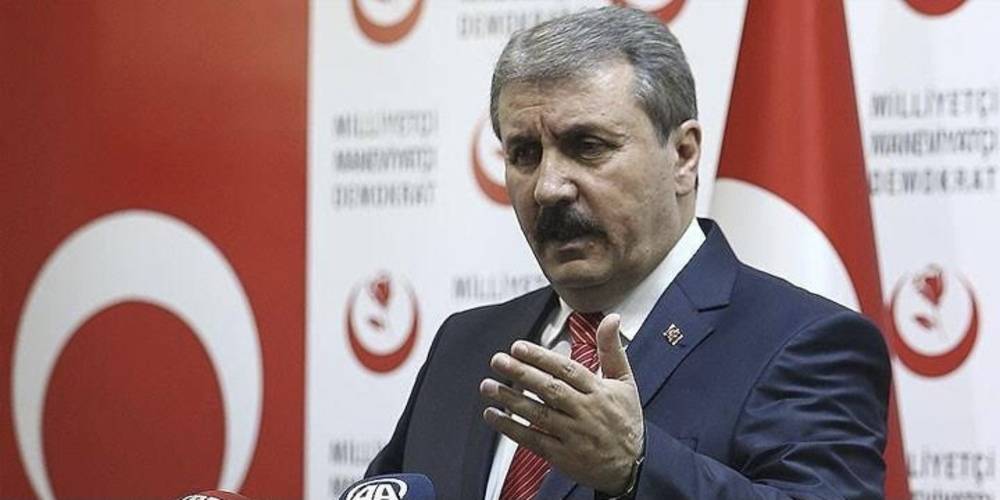 BBP Genel Başkanı Destici: Yöneticileri çıksın 'Biz PKK'yı terör örgütü olarak görüyoruz' desin o zaman biz de HDP kapatılmasın deriz