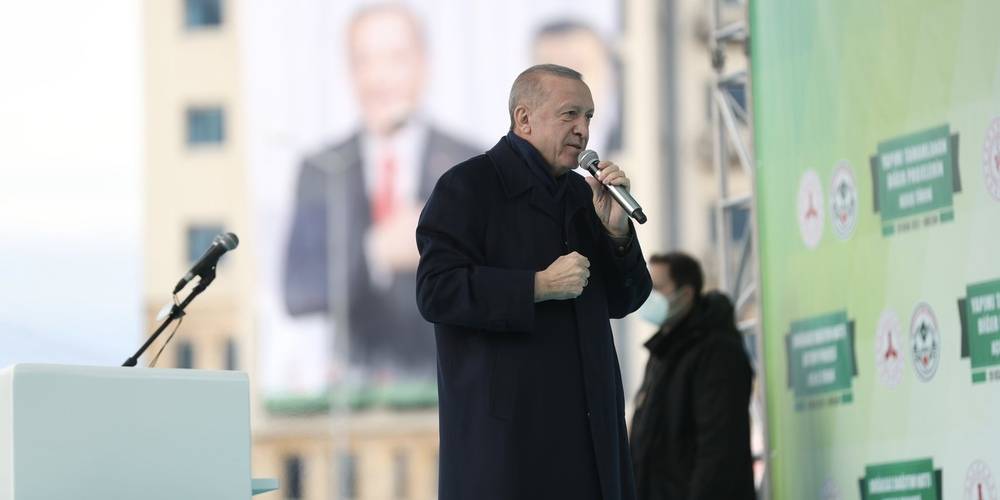 Cumhurbaşkanı Erdoğan Giresun’da toplu açılış töreninde konuştu! Balıkçıya gitmedik… Sel olduğunda Dereli’deydik…