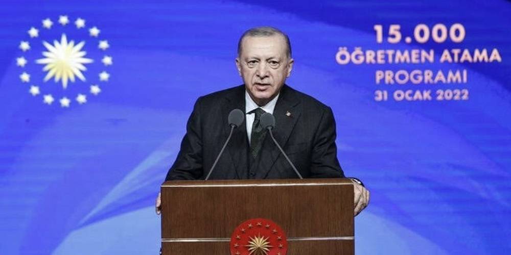 15 bin öğretmen ataması... Cumhurbaşkanı Erdoğan: Çocuklarımızı iyi, erdemli ve ahlaklı insan olmaya sizler teşvik edeceksiniz