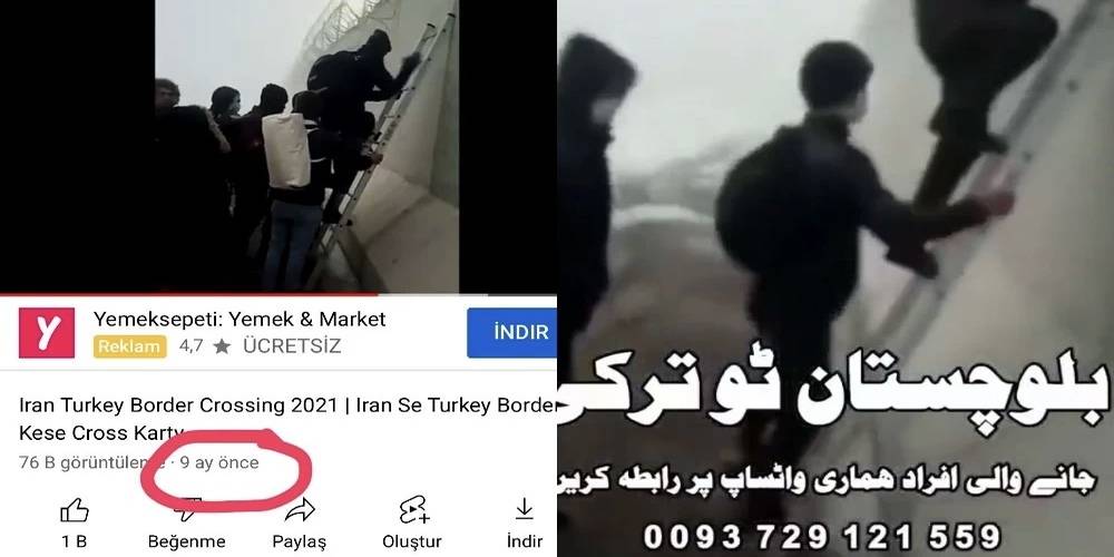İnsan kaçakçılarının reklamını yaptılar! İran sınırındaki Afgan videoları yine kurgu çıktı…