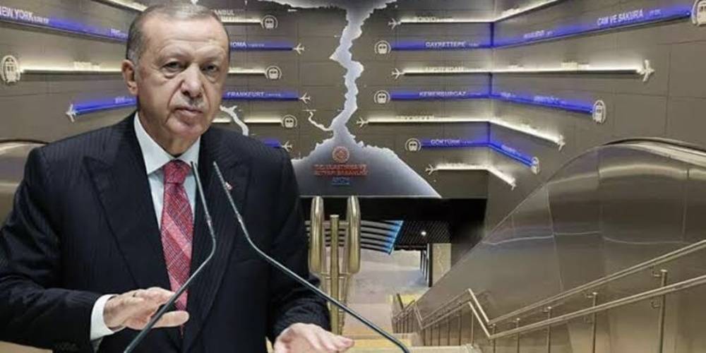 Kağıthane-İstanbul Havalimanı metrosu açıldı! Cumhurbaşkanı Erdoğan'dan müjde: Bir ay ücretsiz!