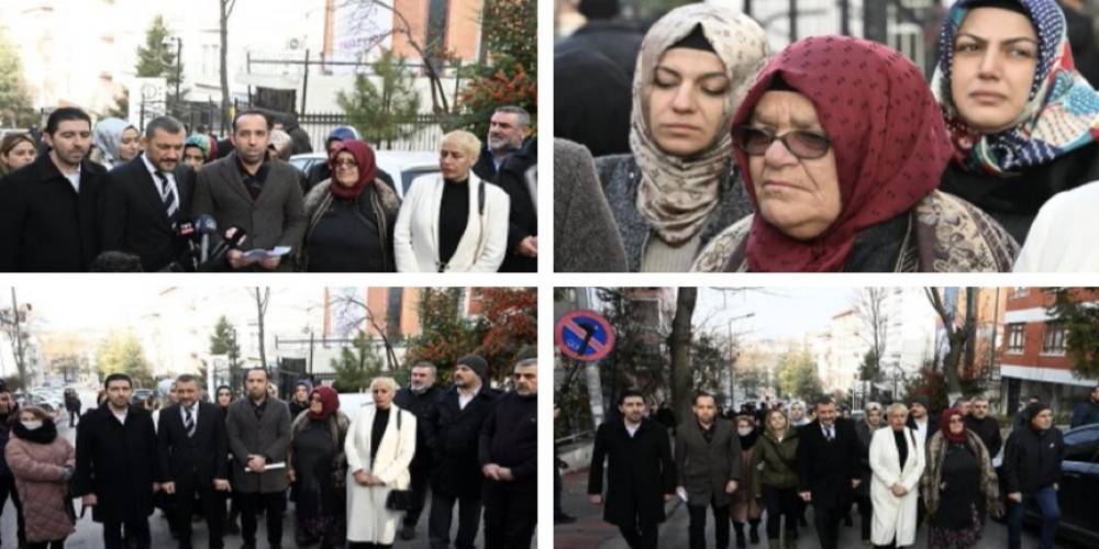 1. Uluslararası Evlat Nöbeti Kongresi üyeleri HDP'yi protesto etti
