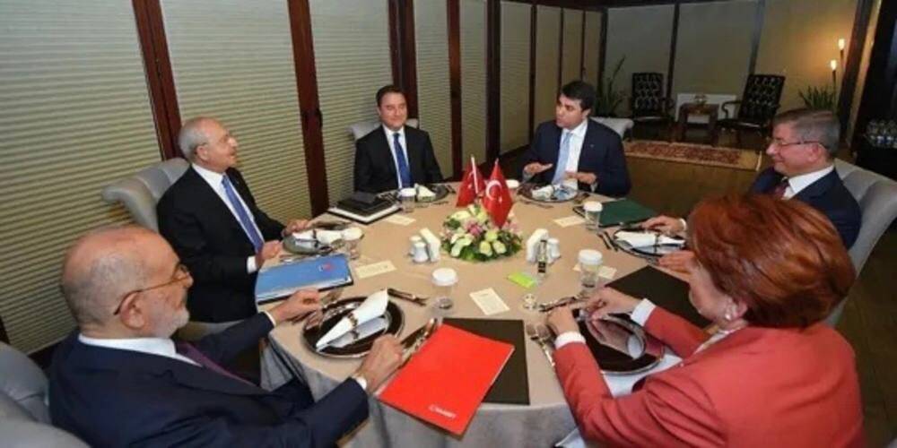 6'lı masayı kaybetme korkusu sardı! "Erdoğan aday olamaz"
