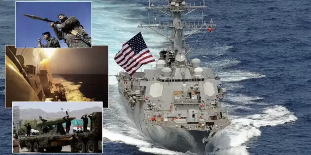Kızıldeniz'de gerilimi yükseltecek yeni hamle: ABD savaş gemisini vurdular