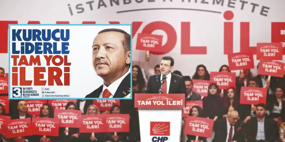 Ekrem İmamoğlu kampanyasına taklit sloganla başladı