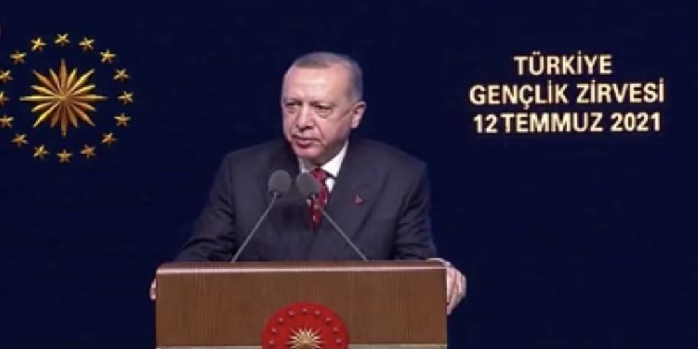 Cumhurbaşkanı Erdoğan: Gençlerin kanı üzerinden ikbal devşirmeye çalışanlara fırsat vermedik, vermeyeceğiz