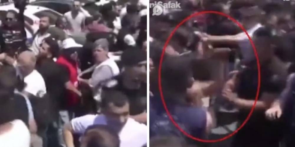 Türk Tabipler Birliği'nin Çapa'daki izinsiz eyleminde polise tokat!