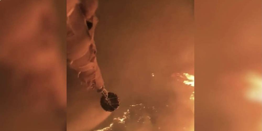 Datça'daki yangınla mücadele için gece görüşlü helikopterler devrede