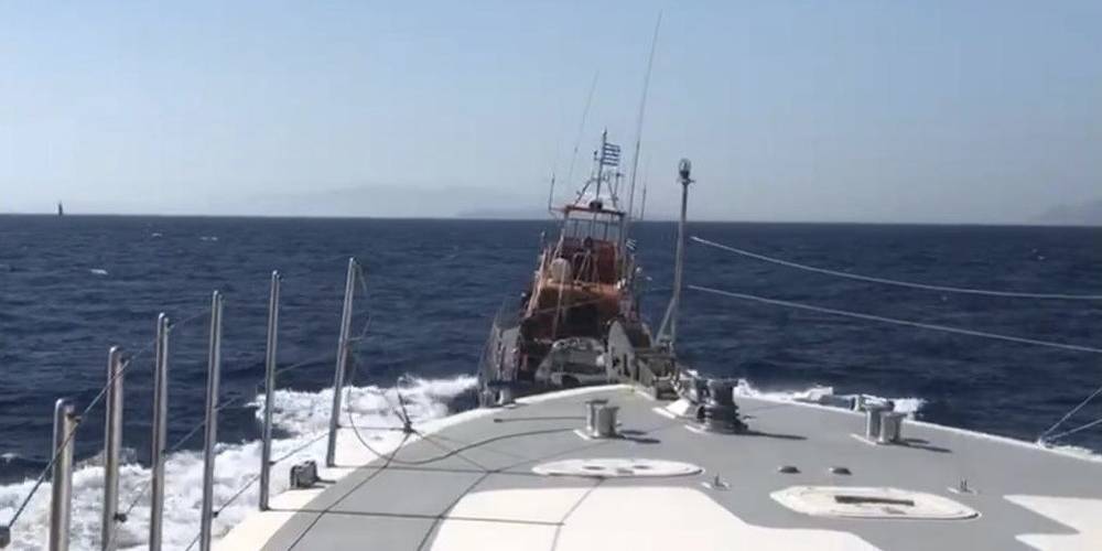 Yunanistan'dan Ege'de taciz! Sahil Güvenlik müdahale etti