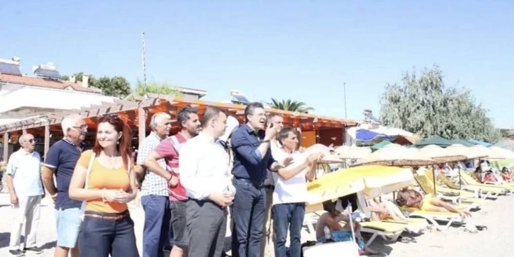 CHP’li heyetten Balıkesir’de tatilcilere büyük şok! Kılıçdaroğlu’nun mitingine adam toplamak için…