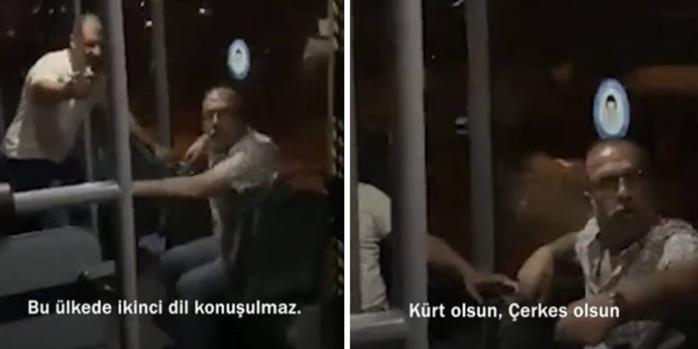 Kayseri'de otobüsteki vatandaşlara ırkçı sözler: Kürt-Çerkes fark etmez ikinci bir dil konuşamazsın