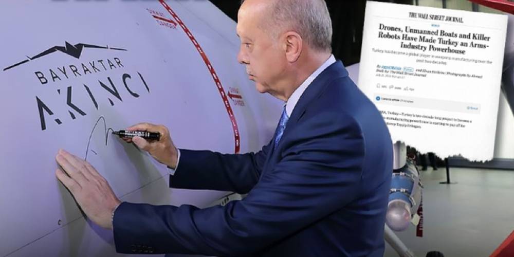 Wall Street Journal: "Türkiye'nin silah üreten bir güç merkezi olma projesi, Cumhurbaşkanı Recep Tayyip Erdoğan için meyvelerini vermeye başladı."