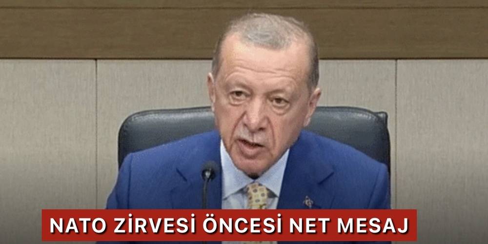 Cumhurbaşkanı Erdoğan'dan NATO zirvesi öncesi net mesaj: Türkiye'nin AB kapısını açın, İsveç'in önünü açalım