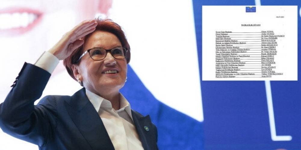 İYİ Parti Başkanlık Divanı belli oldu: Akşener teşkilatları Buğra Kavuncu'ya emanet etti