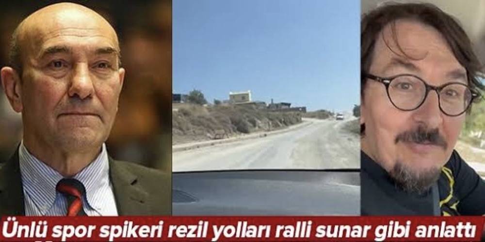 Ünlü spor spikeri Emre Tilev, İzmir yollarını ralli parkuruna benzetti
