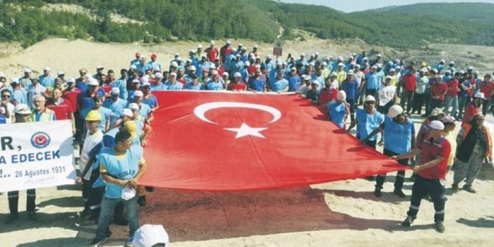 CHP-HDP'nin körüklediği sözde çevreci eylemlere madencilerden tepki: 15 bin kişinin ekmeğiyle oynamayın
