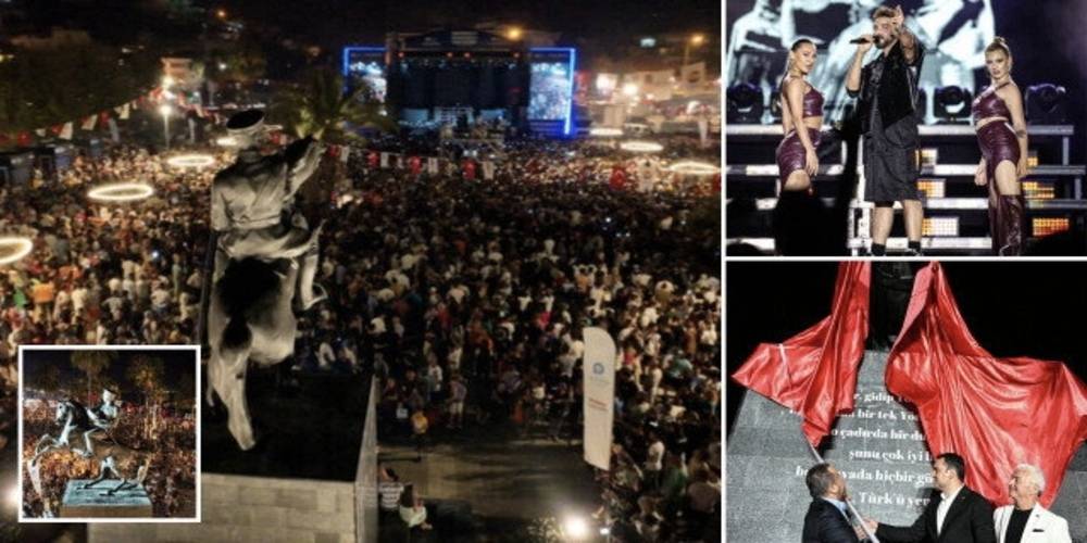 CHP'li Antalya Belediyesi'nden Atatürk heykeline konserli açılış: 40 milyon TL'ye mal oldu