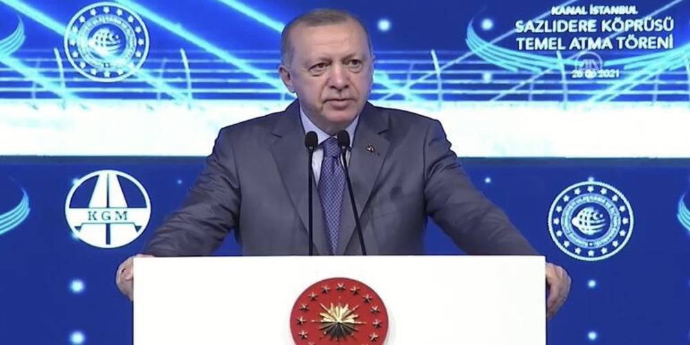 Cumhurbaşkanı Erdoğan: "Kanal İstanbul sadece Türkiye'nin değil, belki de dünyanın en çevreci projesi olarak hayata geçirilecektir."