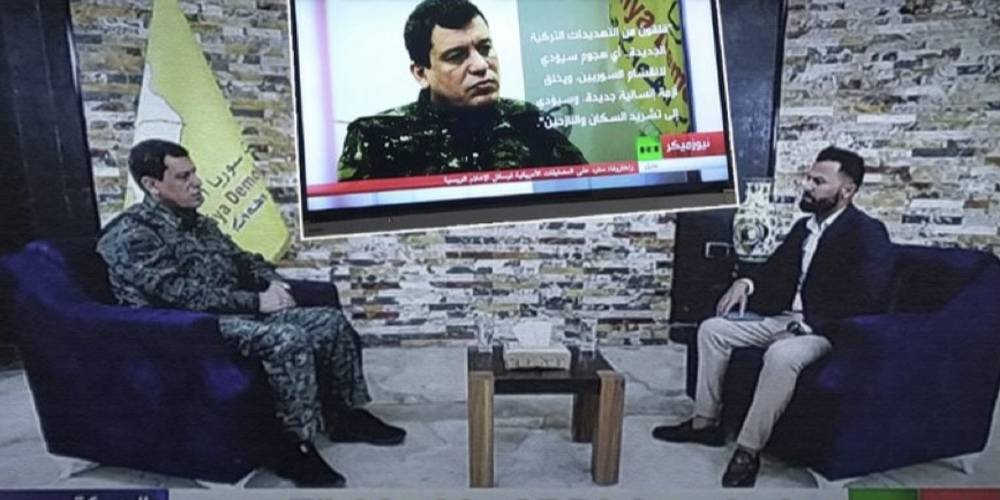 Rusya devlet kanalı terörist elebaşı Kobani'yi yayına çıkardı
