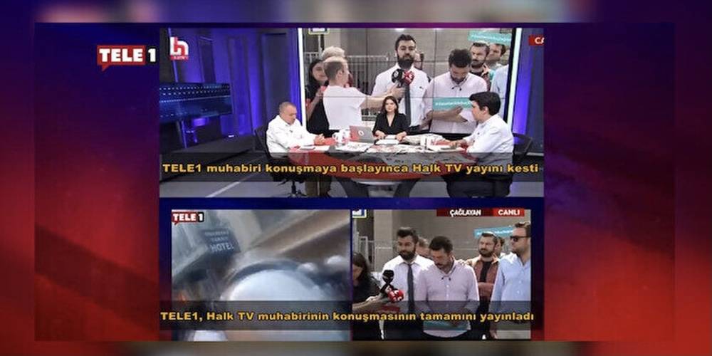 Halk TV ile Tele1 kavgasında ikinci perde: 'Yayınımızı kestiniz' tartışması alevlendi
