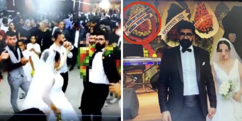 Esenyurt’ta PKK paçavralarının açıldığı düğüne CHP’li başkan Kemal Deniz Bozkurt çelenk gönderdi! 9 kişi tutuklandı