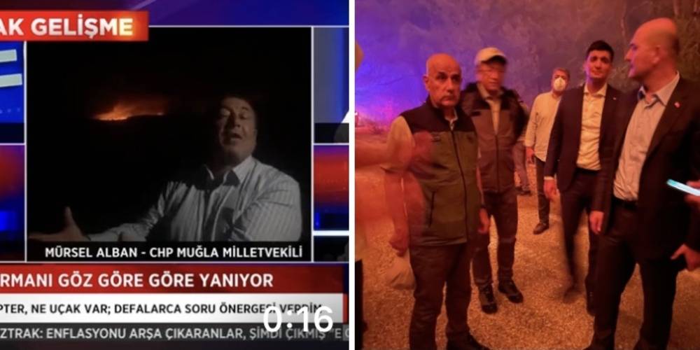 CHP Muğla Milletvekili Müsel Alban’dan, Halk Tv ekranlarında #Marmaris yangını provokasyonu