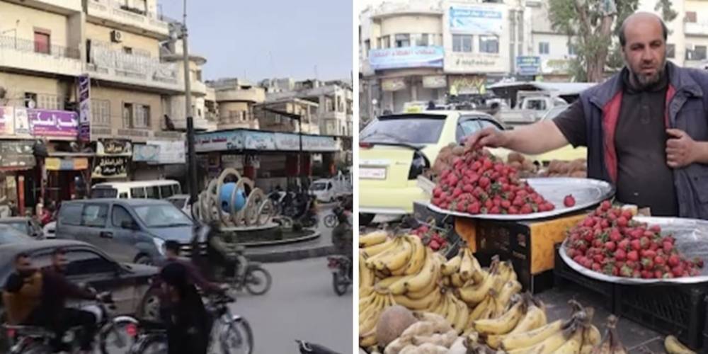 Suriye'nin İdlib şehrinde günlük hayattan görüntüler