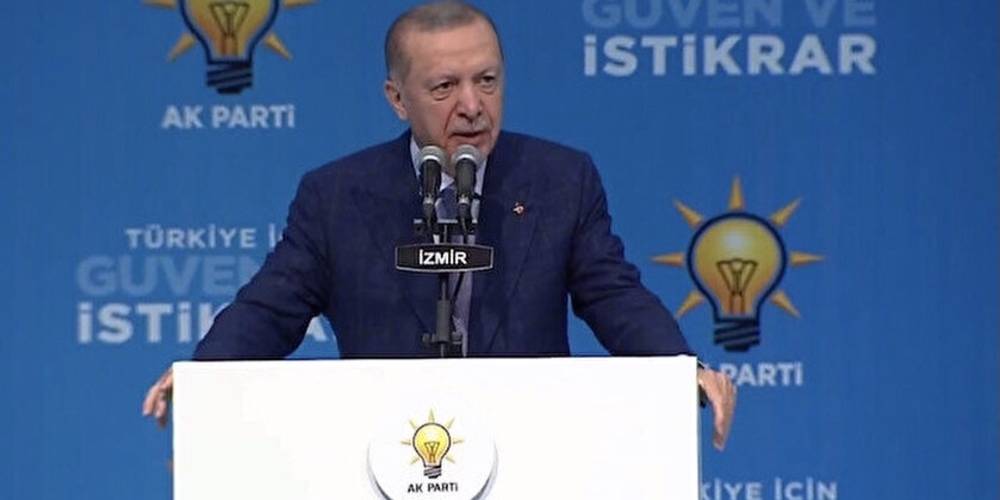 Cumhurbaşkanı Erdoğan: İşte söylüyorum Cumhur İttifakı'nın adayı Tayyip Erdoğan
