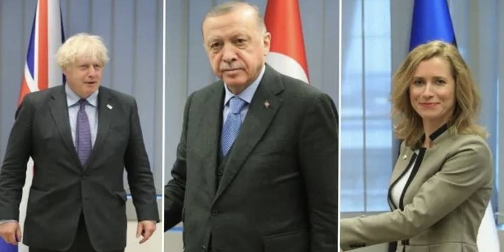 Erdoğan'dan peş peşe diplomasi trafiği: Estonya ve İngiltere Başbakanı ile görüştü!