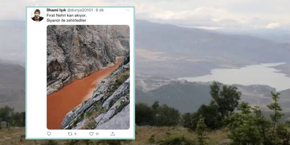 Erzincan İliç’teki altın madeninden Fırat Nehri’ne siyanür karıştığı iddiası yalan çıktı