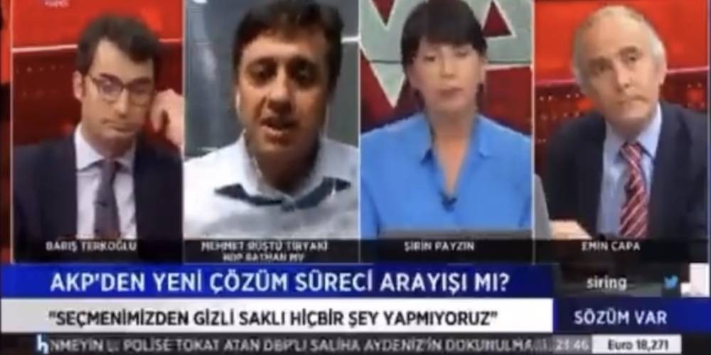 HDP’li vekil CHP’nin kanalı Halk Tv’de “Sayın Öcalan” ifadesini kullandı