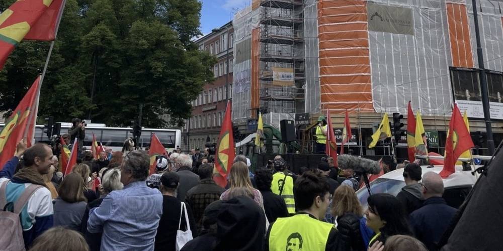 İsveç'te terör örgütü PKK/YPG destekçilerinin provokasyonları sürüyor