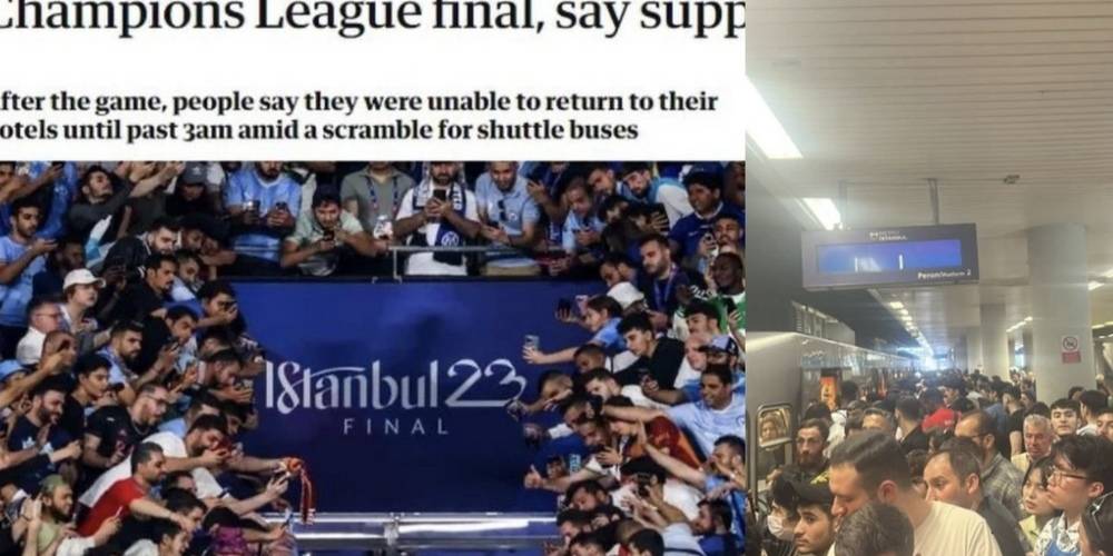 Şampiyonlar Ligi finali için İstanbul'a gelen insanlar isyan etti! CHP'li İBB rezilliği dünya basınında yer edindi