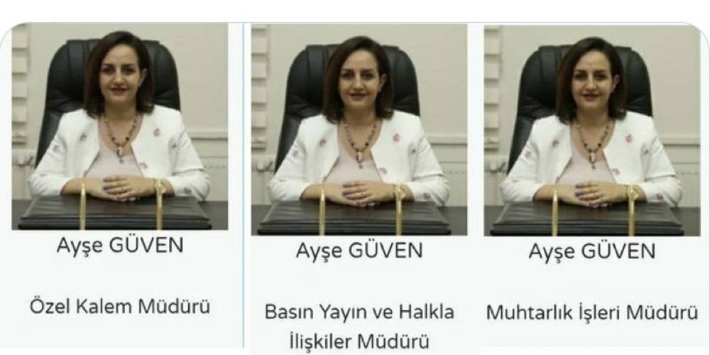 CHP'li Denizli Merkezefendi Belediyesi'nde, Ayşe Güven isimli çalışana 3 tane müdürlük verildi