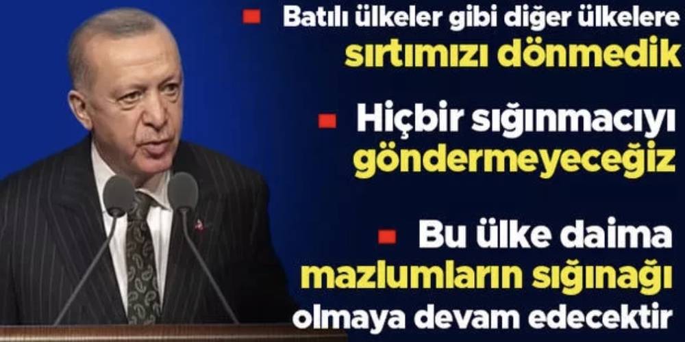 Cumhurbaşkanı Erdoğan'dan Kılıçdaroğlu’na sert sözler: İttifak ortağından ürktükleri için Diyarbakır analarının kapısını çalamadılar