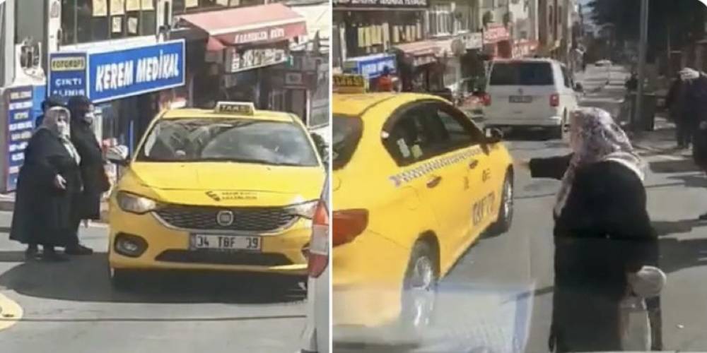 İstanbul'da yaşlı kadın taksiye binebilmek için yalvardı: Allah rızası için alın beni!