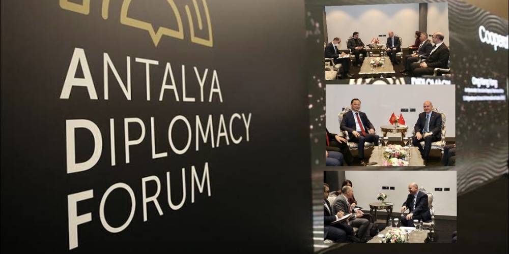 Antalya Diplomasi Forumu… İçişleri Bakanı Süleyman Soylu, bir çok temasta bulundu