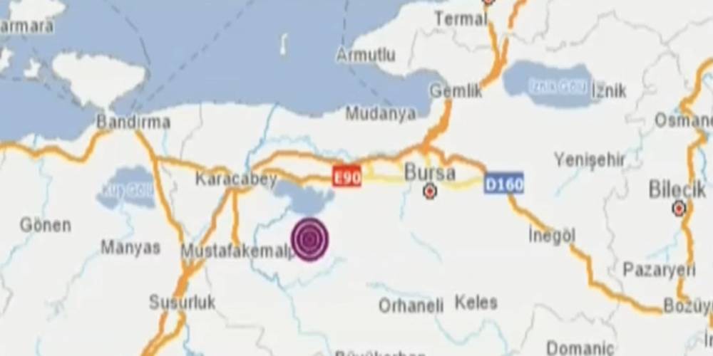 Bursa'da 4.3 büyüklüğünde deprem! AFAD'dan yapılan açıklamada deprem sonrası olumsuz bir ihbarın alınmadığı belirtildi