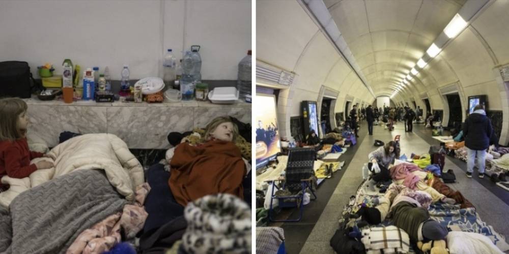 Kiev’de yaşama savaşı! Siviller metro istasyonlarına sığındı