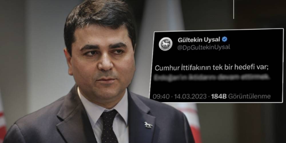 DP Lideri Gültekin Uysal’ın yaptığı analiz alay konusu olundu: "Cumhur İttifakı'nın tek bir hedefi var; Erdoğan'ın iktidarını devam ettirmek."