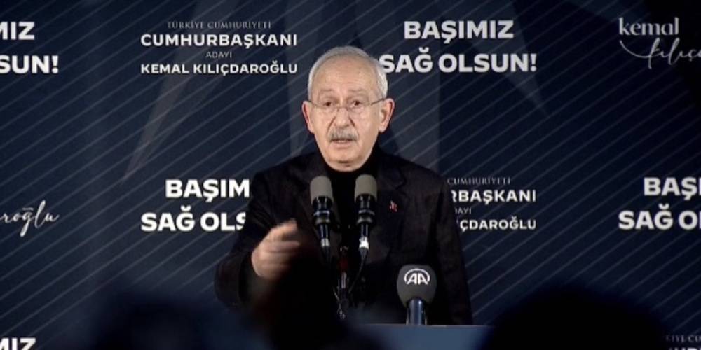 Kemal Kılıçdaroğlu "Şair galiba" sözleriyle başladığı konuşmasında Necip Fazıl'ın şiirini yanlış okudu