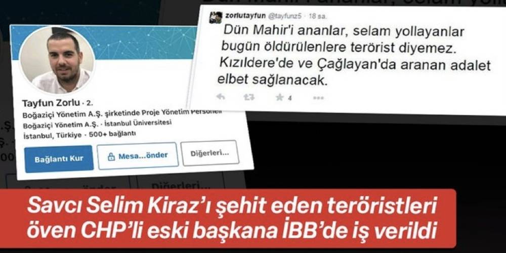 Savcı Selim Kiraz’ı şehit eden teröristleri öven CHP’li eski başkana İBB’de iş verildi
