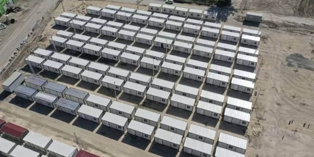 Avrupa'da yaşayan Türklerden depremzedelere konteyner desteği