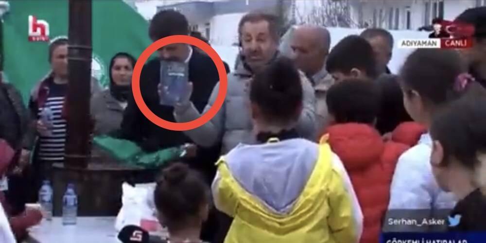 Halk TV deprem bölgesinde Selahattin Demirtaş'ın kitabının tanıtımını yaptı