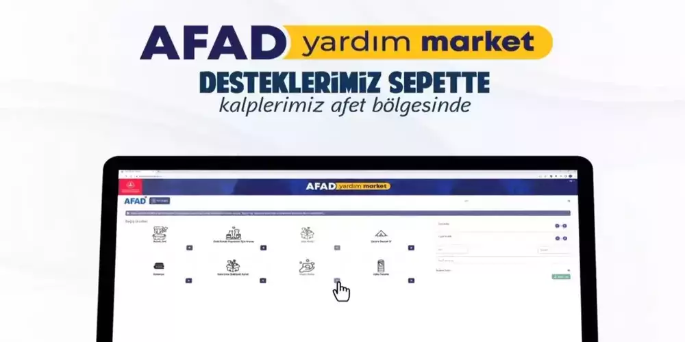 AFAD depremzedeler için "Yardım Market" uygulamasını başlattı