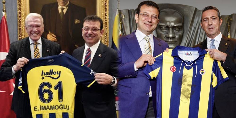 Ekrem İmamoğlu’nun Fenerbahçe Başkanı Ali Koç ziyaretinde kravat krizi