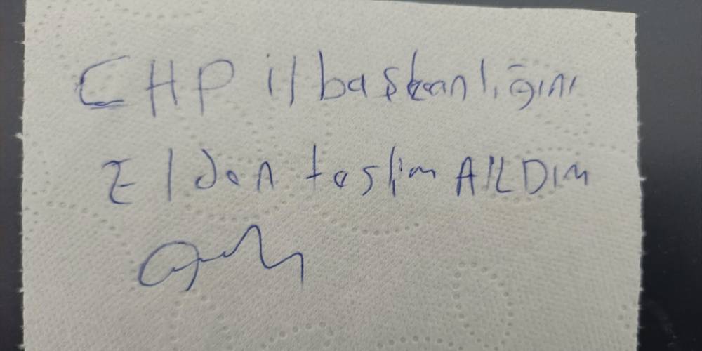 CHP'deki kirli para skandalı... 'Peçeteye imza atılmış'